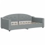 Sofá cama nido con colchón tela gris claro 90x190 cm de vidaXL, Camas y somieres - Ref: Foro24-3197558, Precio: 468,89 €, Des...