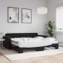 Sofá cama nido con colchón terciopelo negro 90x190 cm de vidaXL, Camas y somieres - Ref: Foro24-3196968, Precio: 511,38 €, De...