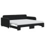 Sofá cama nido con colchón terciopelo negro 90x190 cm de vidaXL, Camas y somieres - Ref: Foro24-3196968, Precio: 511,38 €, De...