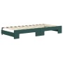 Sofá cama nido con colchón terciopelo verde oscuro 90x200 cm de vidaXL, Camas y somieres - Ref: Foro24-3196955, Precio: 420,9...