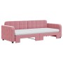 Sofá cama nido con colchón terciopelo rosa 80x200 cm de vidaXL, Camas y somieres - Ref: Foro24-3196949, Precio: 451,12 €, Des...