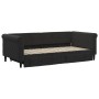 Sofá cama nido con cajones terciopelo negro 90x190 cm de vidaXL, Camas y somieres - Ref: Foro24-3197834, Precio: 323,84 €, De...