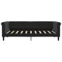 Sofá cama nido con cajones terciopelo negro 90x190 cm de vidaXL, Camas y somieres - Ref: Foro24-3197834, Precio: 323,84 €, De...