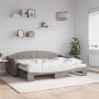 Sofá cama nido con colchón tela gris taupe 80x200 cm de vidaXL, Camas y somieres - Ref: Foro24-3197546, Precio: 416,99 €, Des...