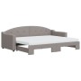 Sofá cama nido con colchón tela gris taupe 80x200 cm de vidaXL, Camas y somieres - Ref: Foro24-3197546, Precio: 416,99 €, Des...