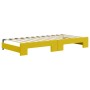 Trundle sofa bed with yellow velvet mattress 90x200 cm by vidaXL, Beds and slatted bases - Ref: Foro24-3196958, Price: 535,38...