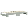 Trundle sofa bed with light gray velvet mattress 90x200 cm by vidaXL, Beds and slatted bases - Ref: Foro24-3196953, Price: 44...