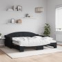 Trundle sofa bed with black fabric mattress 90x190 cm by vidaXL, Beds and slatted bases - Ref: Foro24-3197560, Price: 515,90 ...