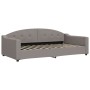 Trundle sofa bed with taupe gray fabric mattress 100x200 cm by vidaXL, Beds and slatted bases - Ref: Foro24-3197556, Price: 4...