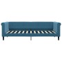 Trundle sofa bed with drawers blue velvet 90x200 cm by vidaXL, Beds and slatted bases - Ref: Foro24-3197818, Price: 332,04 €,...