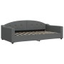 Trundle sofa bed with drawers dark gray fabric 100x200 cm by vidaXL, Beds and slatted bases - Ref: Foro24-3197572, Price: 332...