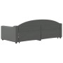 Sofá cama nido con cajones tela gris oscuro 90x190 cm de vidaXL, Camas y somieres - Ref: Foro24-3197577, Precio: 337,69 €, De...