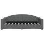 Sofá cama nido con cajones tela gris oscuro 90x190 cm de vidaXL, Camas y somieres - Ref: Foro24-3197577, Precio: 337,69 €, De...