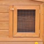 Casa de animales pequeños jaula conejera con tejados madera de vidaXL, Jaulas y habitáculos para animales pequeños - Ref: For...