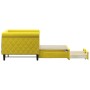 Trundle sofa bed with drawers yellow velvet 80x200 cm by vidaXL, Beds and slatted bases - Ref: Foro24-3197817, Price: 356,89 ...