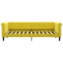 Trundle sofa bed with drawers yellow velvet 80x200 cm by vidaXL, Beds and slatted bases - Ref: Foro24-3197817, Price: 356,89 ...