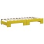 Sofá cama nido con cajones terciopelo amarillo 80x200 cm de vidaXL, Camas y somieres - Ref: Foro24-3197817, Precio: 356,89 €,...