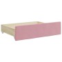 Sofá cama nido con cajones terciopelo rosa 80x200 cm de vidaXL, Camas y somieres - Ref: Foro24-3197815, Precio: 330,51 €, Des...