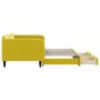 Sofá cama nido con cajones terciopelo amarillo 100x200 cm de vidaXL, Camas y somieres - Ref: Foro24-3197123, Precio: 377,99 €...