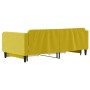 Sofá cama nido con cajones terciopelo amarillo 100x200 cm de vidaXL, Camas y somieres - Ref: Foro24-3197123, Precio: 377,99 €...