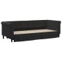 Sofá cama nido con cajones terciopelo negro 80x200 cm de vidaXL, Camas y somieres - Ref: Foro24-3197816, Precio: 332,06 €, De...