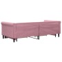 Sofá cama nido con cajones terciopelo rosa 90x200 cm de vidaXL, Camas y somieres - Ref: Foro24-3197822, Precio: 332,99 €, Des...