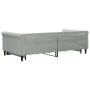 Trundle sofa bed with drawers light gray velvet 100x200 cm by vidaXL, Beds and slatted bases - Ref: Foro24-3197826, Price: 35...