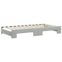 Trundle sofa bed with drawers light gray velvet 100x200 cm by vidaXL, Beds and slatted bases - Ref: Foro24-3197826, Price: 35...