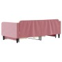 Trundle sofa bed with pink velvet drawers 100x200 cm by vidaXL, Beds and slatted bases - Ref: Foro24-3197121, Price: 375,56 €...