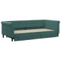 Trundle sofa bed with drawers dark green velvet 90x200 cm by vidaXL, Beds and slatted bases - Ref: Foro24-3197821, Price: 334...