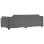 Sofá cama nido con cajones tela gris oscuro 100x200 cm de vidaXL, Camas y somieres - Ref: Foro24-3197676, Precio: 338,65 €, D...