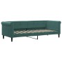 Trundle sofa bed with drawers dark green velvet 80x200 cm by vidaXL, Beds and slatted bases - Ref: Foro24-3197814, Price: 331...