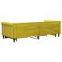 Trundle sofa bed with drawers yellow velvet 90x200 cm by vidaXL, Beds and slatted bases - Ref: Foro24-3197824, Price: 366,22 ...