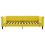 Trundle sofa bed with drawers yellow velvet 90x200 cm by vidaXL, Beds and slatted bases - Ref: Foro24-3197824, Price: 366,22 ...