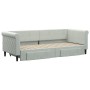 Trundle sofa bed with drawers light gray velvet 80x200 cm by vidaXL, Beds and slatted bases - Ref: Foro24-3197812, Price: 321...