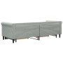 Trundle sofa bed with drawers light gray velvet 80x200 cm by vidaXL, Beds and slatted bases - Ref: Foro24-3197812, Price: 321...