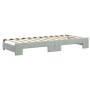 Trundle sofa bed with drawers light gray velvet 80x200 cm by vidaXL, Beds and slatted bases - Ref: Foro24-3197812, Price: 321...