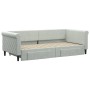 Trundle sofa bed with drawers light gray velvet 90x200 cm by vidaXL, Beds and slatted bases - Ref: Foro24-3197819, Price: 341...