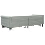 Trundle sofa bed with drawers light gray velvet 90x200 cm by vidaXL, Beds and slatted bases - Ref: Foro24-3197819, Price: 341...