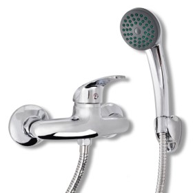 Chrome Bathroom Shower Mixer Tap Kit by vidaXL, Faucets - Ref: Foro24-140831, Price: 28,99 €, Discount: %