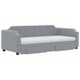 Sofá cama nido con cajones tela gris claro 100x200 cm de vidaXL, Camas y somieres - Ref: Foro24-3197693, Precio: 636,46 €, De...