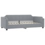 Sofá cama nido con cajones tela gris claro 100x200 cm de vidaXL, Camas y somieres - Ref: Foro24-3197693, Precio: 636,46 €, De...