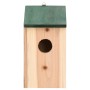 Birdhouse 4 units wood 12x12x22 cm by vidaXL, Birdhouses - Ref: Foro24-41012, Price: 20,93 €, Discount: %