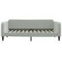 Light gray velvet trundle sofa bed 100x200 cm by vidaXL, Beds and slatted bases - Ref: Foro24-3197070, Price: 287,99 €, Disco...