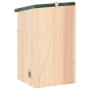 Birdhouse 4 units wood 12x12x22 cm by vidaXL, Birdhouses - Ref: Foro24-41012, Price: 20,93 €, Discount: %