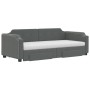 Sofá cama nido con cajones tela gris oscuro 90x190 cm de vidaXL, Camas y somieres - Ref: Foro24-3197699, Precio: 550,09 €, De...