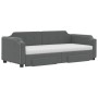 Sofá cama nido con cajones tela gris oscuro 80x200 cm de vidaXL, Camas y somieres - Ref: Foro24-3197684, Precio: 501,16 €, De...