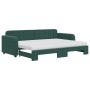 Sofá cama nido con colchón terciopelo verde oscuro 80x200 cm de vidaXL, Camas y somieres - Ref: Foro24-3196948, Precio: 450,2...