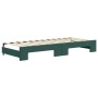 Sofá cama nido con colchón terciopelo verde oscuro 80x200 cm de vidaXL, Camas y somieres - Ref: Foro24-3196948, Precio: 450,2...