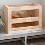 Jaula para hámster madera maciza abeto 60x35,5x42 cm de vidaXL, Jaulas y habitáculos para animales pequeños - Ref: Foro24-172...